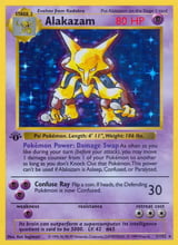 Alakazam Base Set Pokemon card