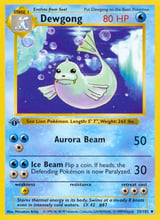 Dewgong Base Set Pokemon card