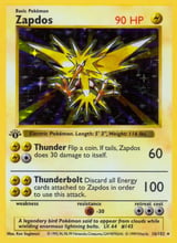 Zapdos Base Set Pokemon card