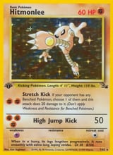 Hitmonlee Rare Holo Fossil