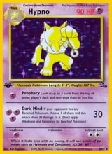 Hypno Rare Holo Fossil