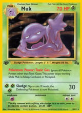Muk Rare Holo Fossil