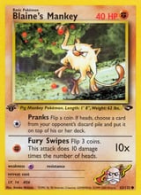 Blaine's Mankey Common Gym Challenge