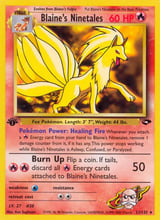 Blaine's Ninetales Rare Gym Challenge
