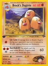 Brock's Dugtrio Rare Gym Challenge