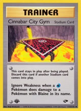 Cinnabar City Gym Uncommon Gym Challenge