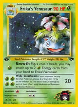Erika's Venusaur Rare Holo Gym Challenge