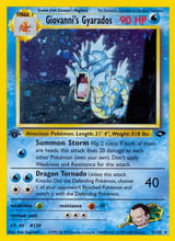 Giovanni's Gyarados Rare Holo Gym Challenge