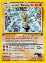 Giovanni's Machamp Rare Holo Gym Challenge