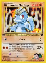 Giovanni's Machop Common Gym Challenge