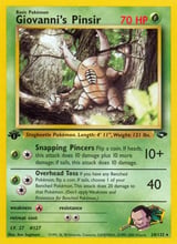 Giovanni's Pinsir Rare Gym Challenge