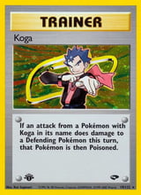 Koga Rare Holo Gym Challenge
