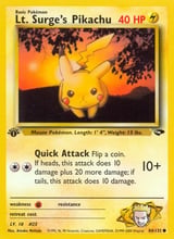 Lt. Surge's Pikachu Common Gym Challenge