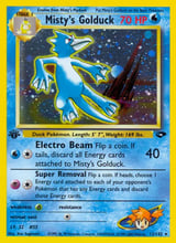 Misty's Golduck Rare Holo Gym Challenge