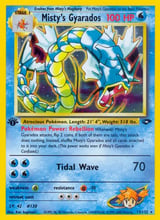 Misty's Gyarados Rare Holo Gym Challenge