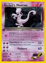Rocket's Mewtwo Rare Holo Gym Challenge