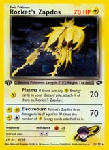 Rocket's Zapdos Rare Holo Gym Challenge