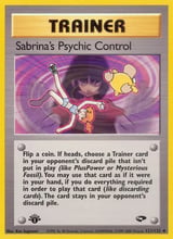 Sabrina's Psychic Control Uncommon Gym Challenge