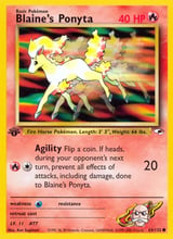 Blaine's Ponyta Common Gym Heroes
