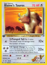 Blaine's Tauros Common Gym Heroes