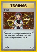 Brock Rare Holo Gym Heroes