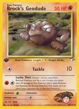 Brock's Geodude Uncommon Gym Heroes