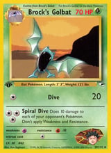 Brock's Golbat Uncommon Gym Heroes