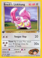 Brock's Lickitung Uncommon Gym Heroes
