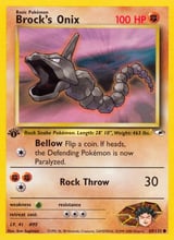 Brock's Onix Common Gym Heroes