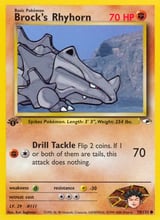Brock's Rhyhorn Common Gym Heroes