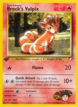 Brock's Vulpix Common Gym Heroes