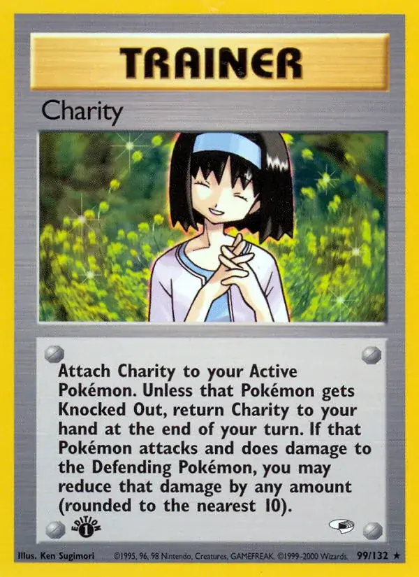 Charity Gym Heroes Pokemon card