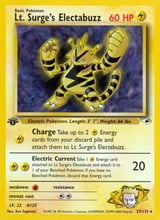 Lt. Surge's Electabuzz Rare Gym Heroes