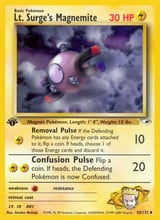 Lt. Surge's Magnemite Uncommon Gym Heroes