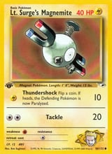 Lt. Surge's Magnemite Common Gym Heroes
