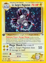Lt. Surge's Magneton Rare Holo Gym Heroes