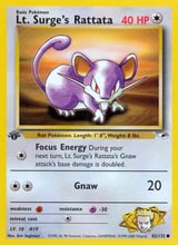 Lt. Surge's Rattata Common Gym Heroes