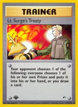 Lt. Surge's Treaty Uncommon Gym Heroes
