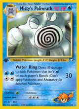 Misty's Poliwrath Rare Gym Heroes