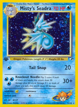 Misty's Seadra Rare Holo Gym Heroes