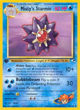 Misty's Starmie Uncommon Gym Heroes