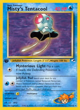 Misty's Tentacool Rare Gym Heroes
