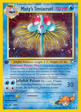 Misty's Tentacruel Rare Holo Gym Heroes