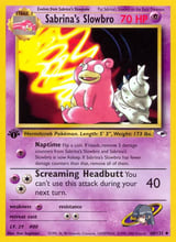 Sabrina's Slowbro Uncommon Gym Heroes