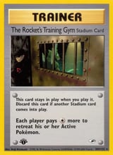 The Rocket's Training Gym Rare Gym Heroes