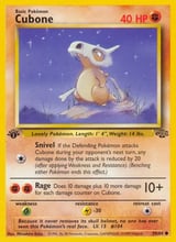 Cubone Jungle Pokemon card