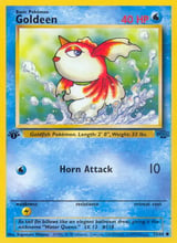 Goldeen Jungle Pokemon card