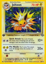 Jolteon Jungle Pokemon card