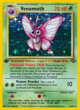 Venomoth Rare Holo Jungle