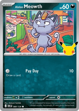Alolan Meowth Common 30th Celebration